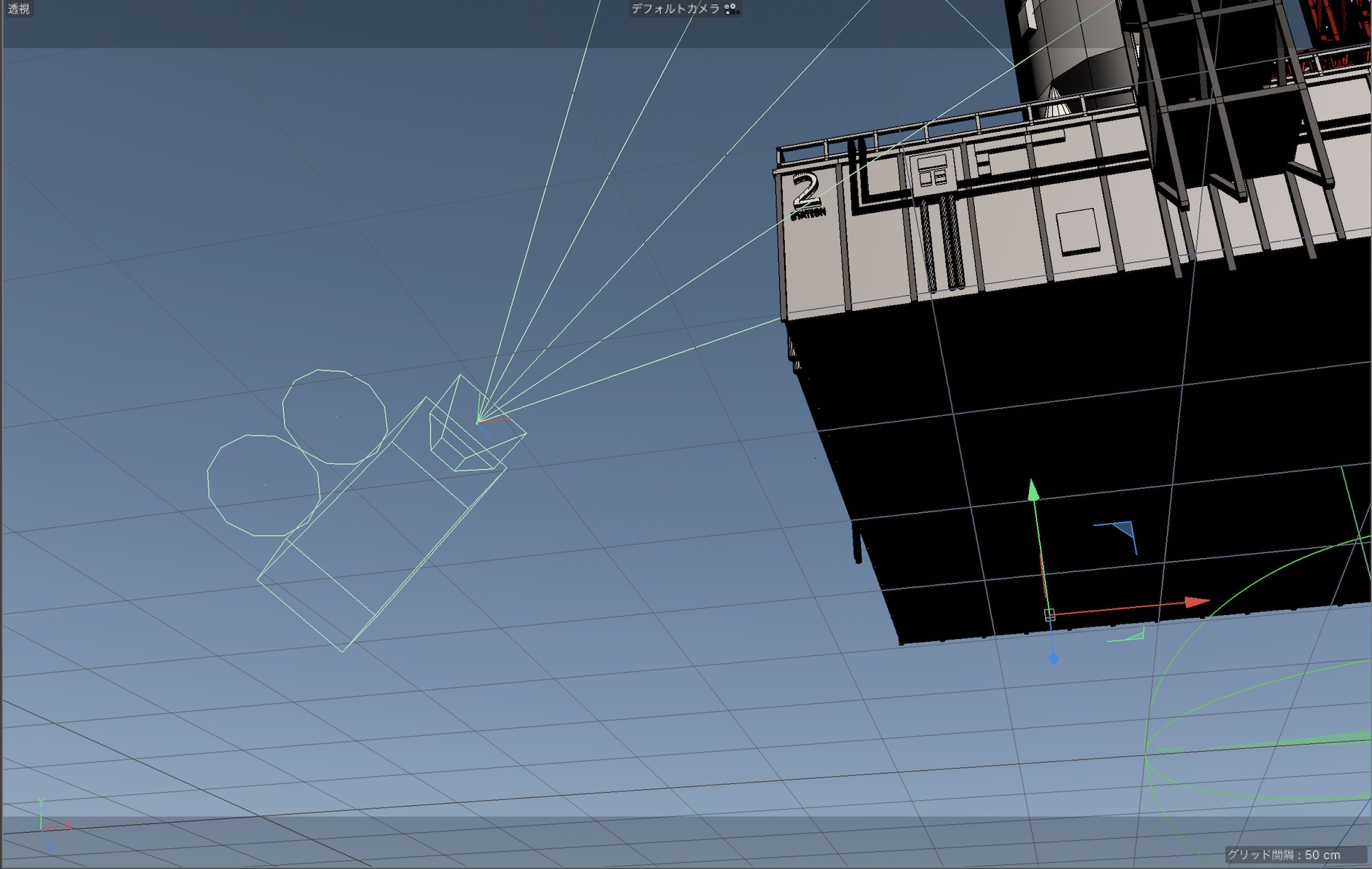 [Cinema 4D] カメラオブジェクトを使ってレンズやカメラアングルを確定してみよう！